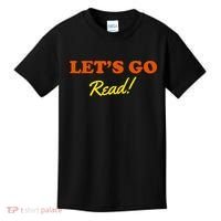 Lets Go Read Book Lover Kids T-Shirt thumb 0