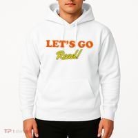 Lets Go Read Distress Book Club Hoodie thumb 2