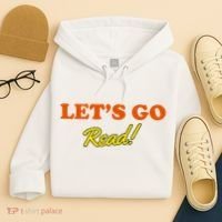 Lets Go Read Distress Book Club Hoodie thumb 4