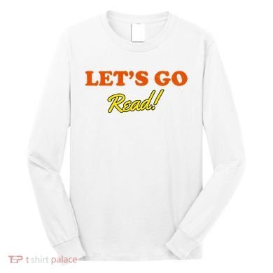 Lets Go Read Distress Book Club Long Sleeve Shirt