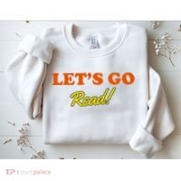 Lets Go Read Distress Book Club Sweatshirt thumb 2
