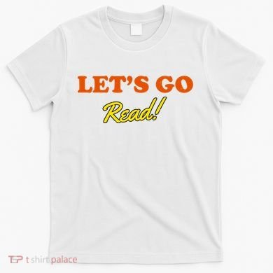 Lets Go Read Distress Book Club T-Shirt