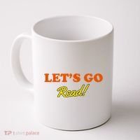 Lets Go Read Distress Book Club Coffee Mug thumb 0