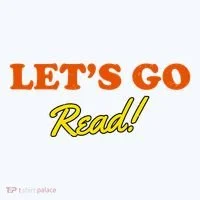 Lets Go Read Distress Book Club Ornament thumb 1