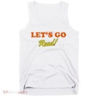 Lets Go Read Distress Book Club Tank Top thumb 0