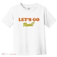 Lets Go Read Distress Book Club Toddler T-Shirt thumb 0