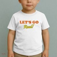 Lets Go Read Distress Book Club Toddler T-Shirt thumb 2