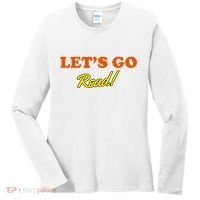 Lets Go Read Distress Book Club Women's Long Sleeve Shirt thumb 0