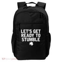 Let's Get Ready To Stumble Funny St Patrick's Day Backpack thumb 0