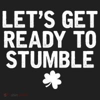 Let's Get Ready To Stumble Funny St Patrick's Day Golf Towel thumb 3
