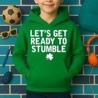 Let's Get Ready To Stumble Funny St Patrick's Day Kids Hoodie thumb 2