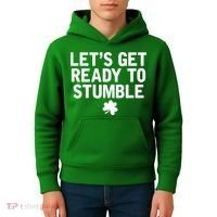 Let's Get Ready To Stumble Funny St Patrick's Day Kids Hoodie thumb 4