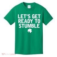 Let's Get Ready To Stumble Funny St Patrick's Day Kids T-Shirt thumb 0