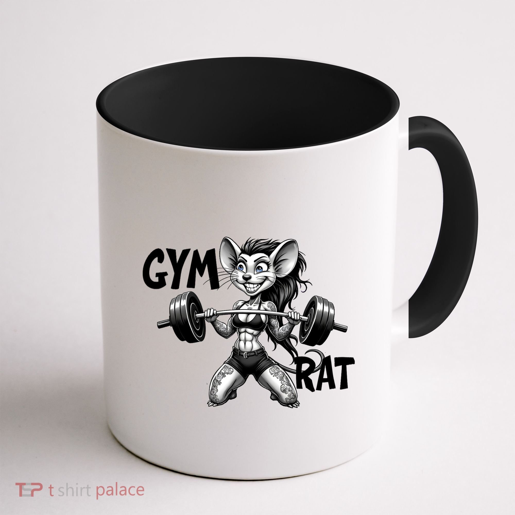 Lady Gym Rat Workout Coffee Mug