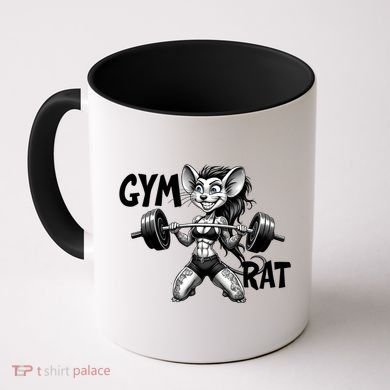 Lady Gym Rat Workout Coffee Mug