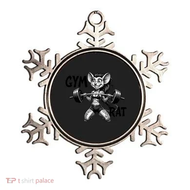 Lady Gym Rat Workout Ornament