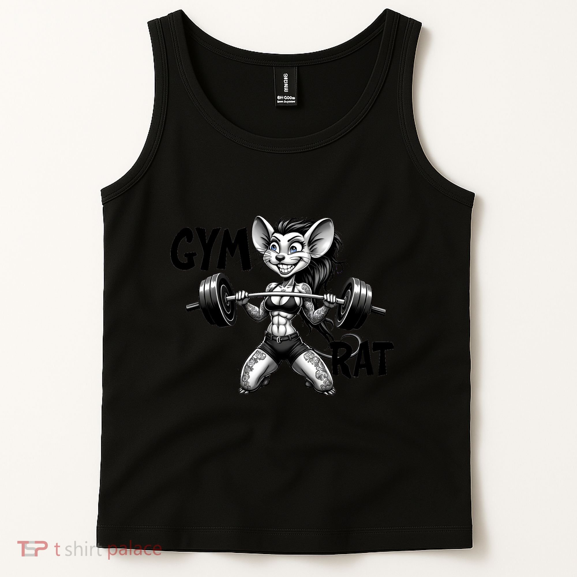 Lady Gym Rat Workout Tank Top