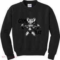 Lady Gym Rat Workout Kids Sweatshirt thumb 0