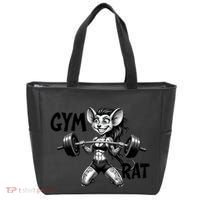 Lady Gym Rat Workout Tote Bag thumb 0