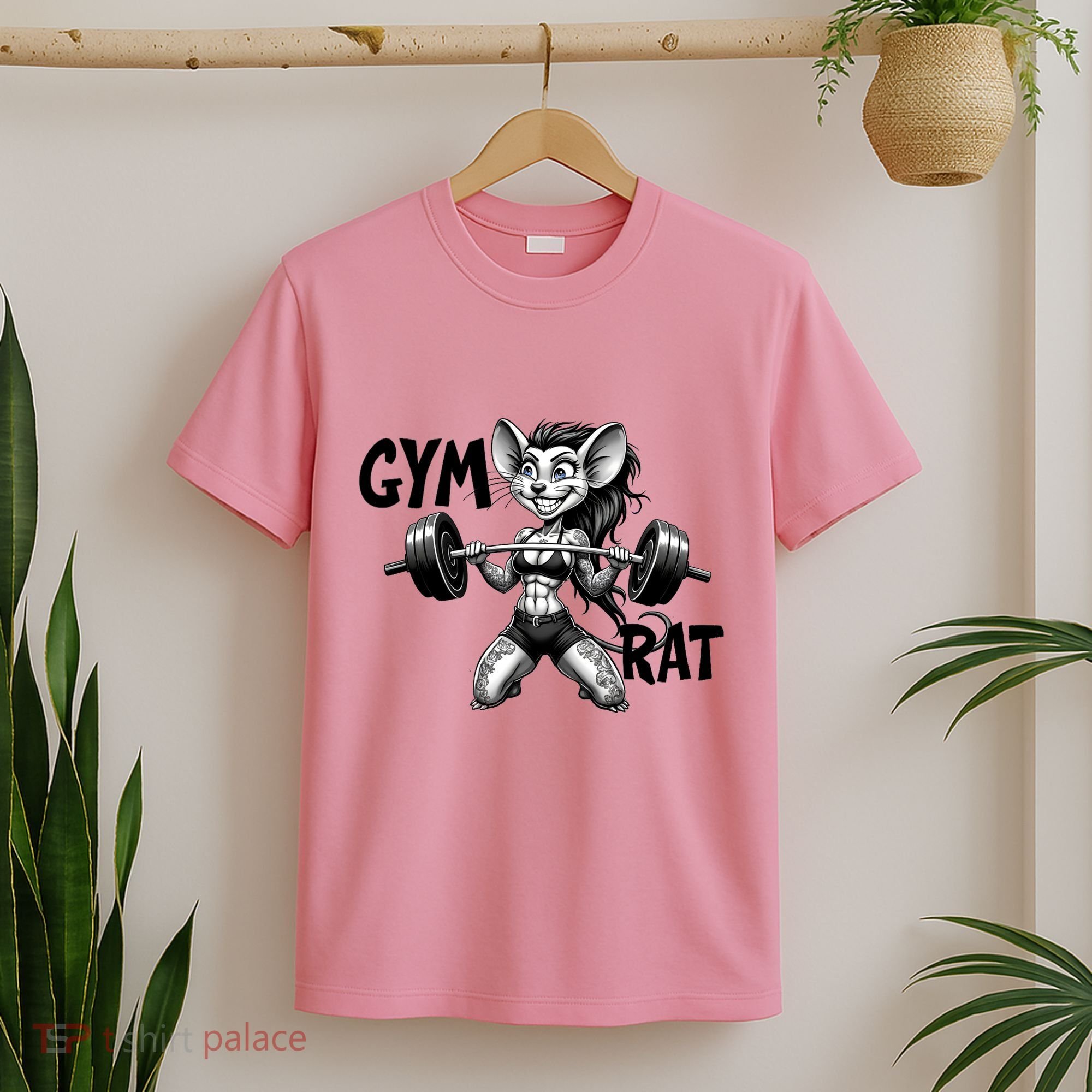 Lady Gym Rat Workout T-Shirt