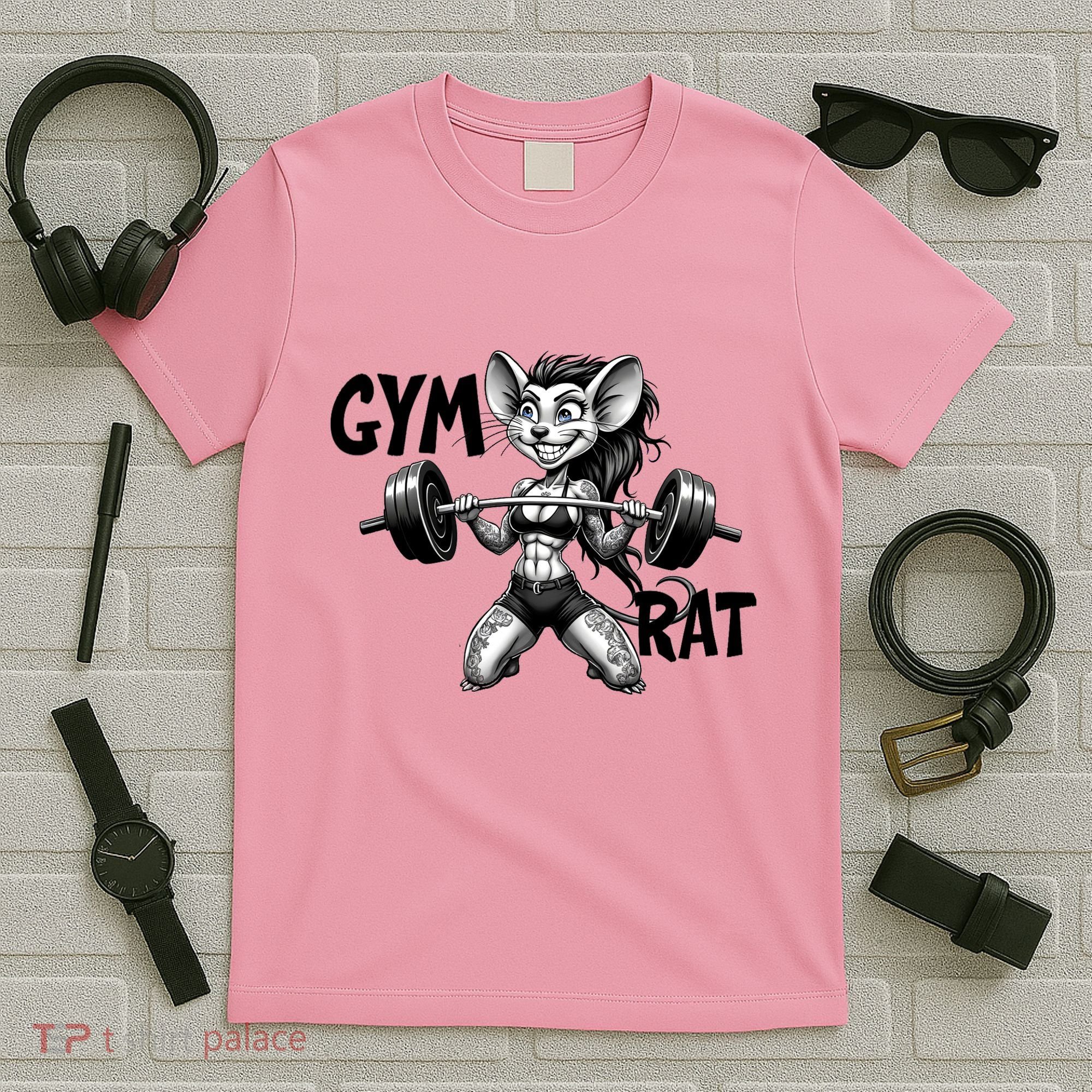 Lady Gym Rat Workout T-Shirt