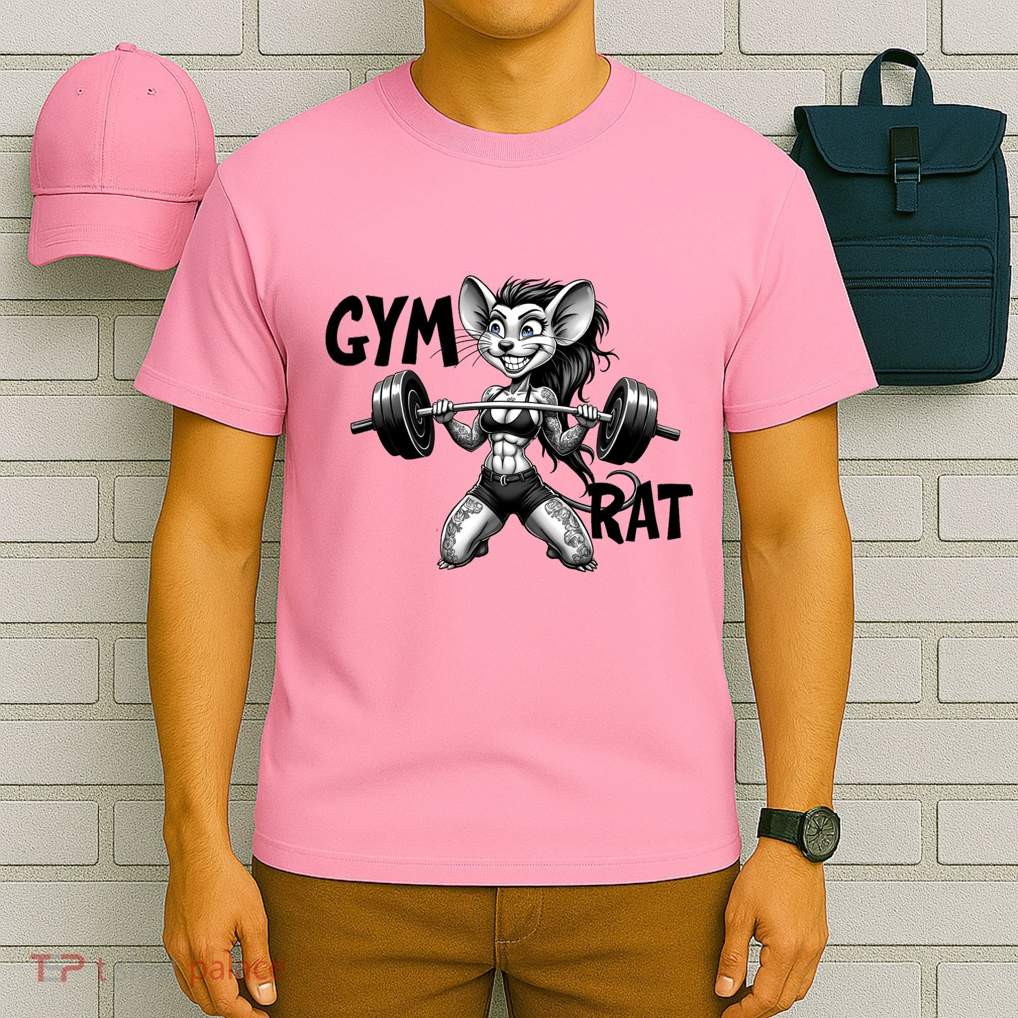 Lady Gym Rat Workout T-Shirt