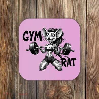 Lady Gym Rat Workout Coaster