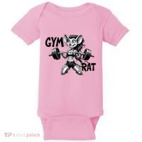 Lady Gym Rat Workout Baby Bodysuit thumb 0