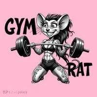 Lady Gym Rat Workout Toddler Hoodie thumb 2