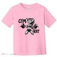 Lady Gym Rat Workout Toddler T-Shirt thumb 0
