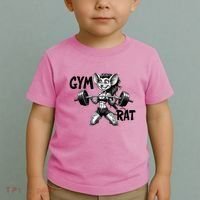 Lady Gym Rat Workout Toddler T-Shirt thumb 2
