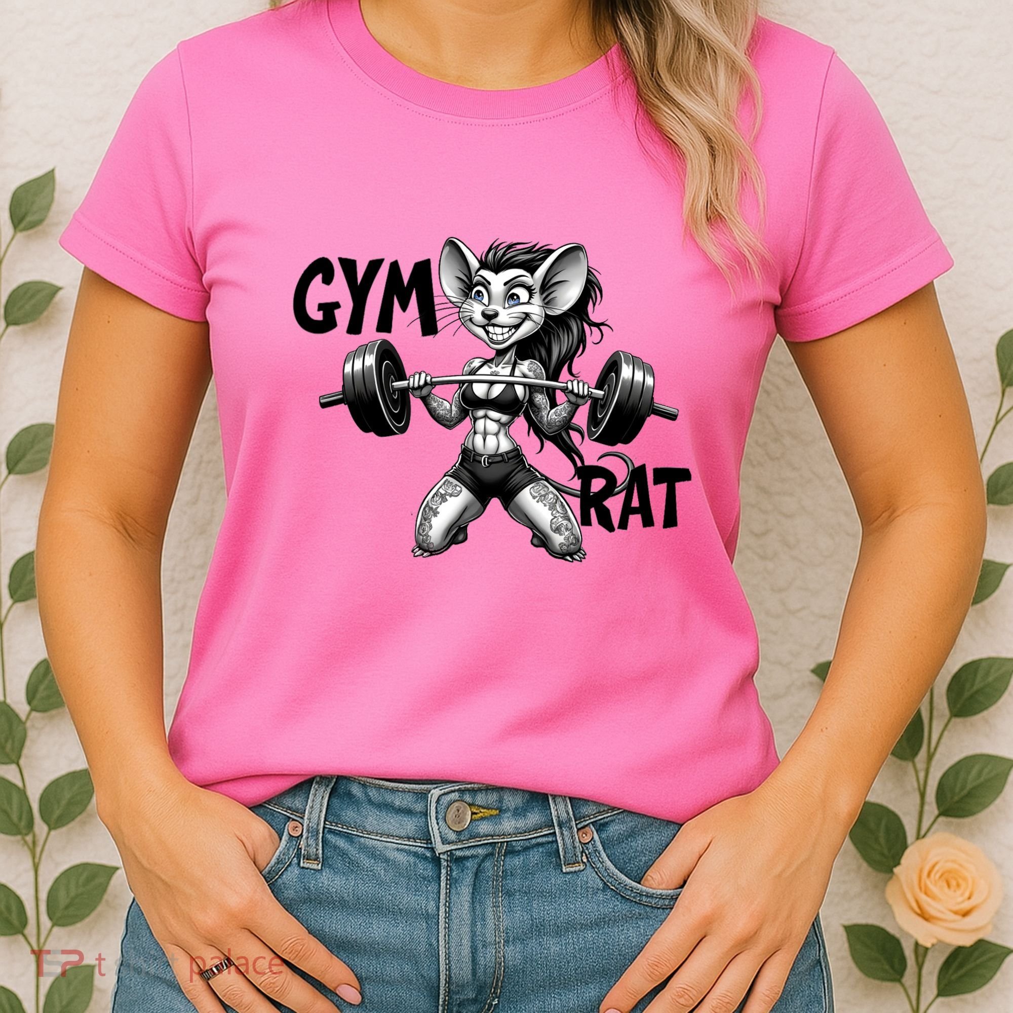 Lady Gym Rat Workout Women's T-Shirt