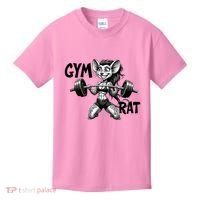 Lady Gym Rat Workout Kids T-Shirt thumb 0