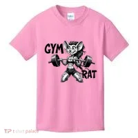 Lady Gym Rat Workout Kids T-Shirt thumb 0