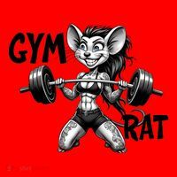 Lady Gym Rat Workout Santa Hat thumb 1