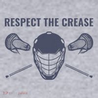 Lacrosse Goalie Respect The Crease Lax Women's Sweatshirt thumb 2