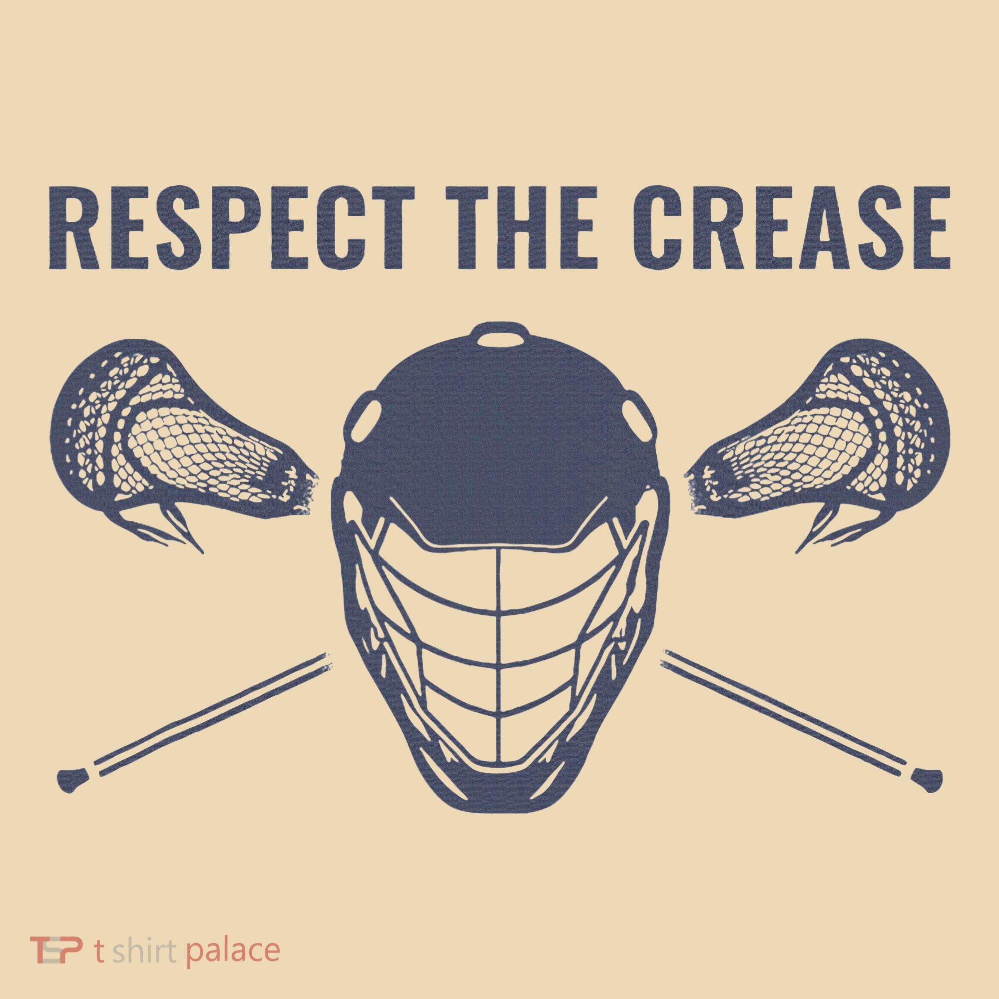 Lacrosse Goalie Respect The Crease Lax Tote Bag