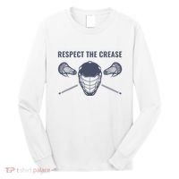 Lacrosse Goalie Respect The Crease Lax Long Sleeve Shirt thumb 0