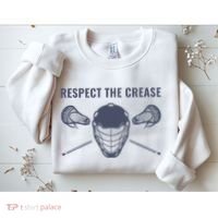 Lacrosse Goalie Respect The Crease Lax Sweatshirt thumb 2