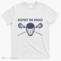Lacrosse Goalie Respect The Crease Lax T-Shirt thumb 0