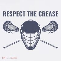 Lacrosse Goalie Respect The Crease Lax T-Shirt thumb 7
