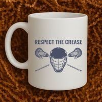 Lacrosse Goalie Respect The Crease Lax Coffee Mug thumb 2