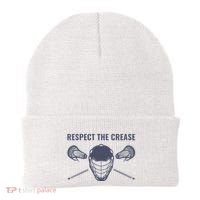 Lacrosse Goalie Respect The Crease Lax Beanie thumb 0
