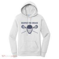 Lacrosse Goalie Respect The Crease Lax Women's Hoodie thumb 0