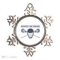 Lacrosse Goalie Respect The Crease Lax Ornament thumb 0