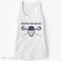 Lacrosse Goalie Respect The Crease Lax Women's Tank Top thumb 0
