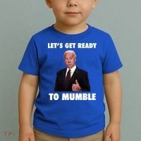 Lets Get Ready To Mumble Joe Biden Funny Toddler T-Shirt thumb 2