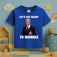 Lets Get Ready To Mumble Joe Biden Funny Toddler T-Shirt thumb 3