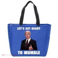 Lets Get Ready To Mumble Joe Biden Funny Tote Bag thumb 0