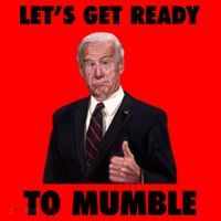 Lets Get Ready To Mumble Joe Biden Funny Santa Hat thumb 1